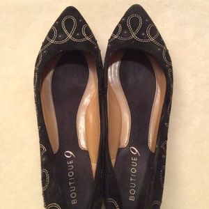 Boutique9 Star suede flats